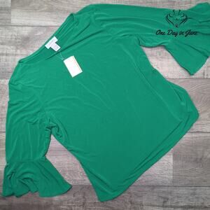 Carmen Long Bell Sleeve Top Size XL